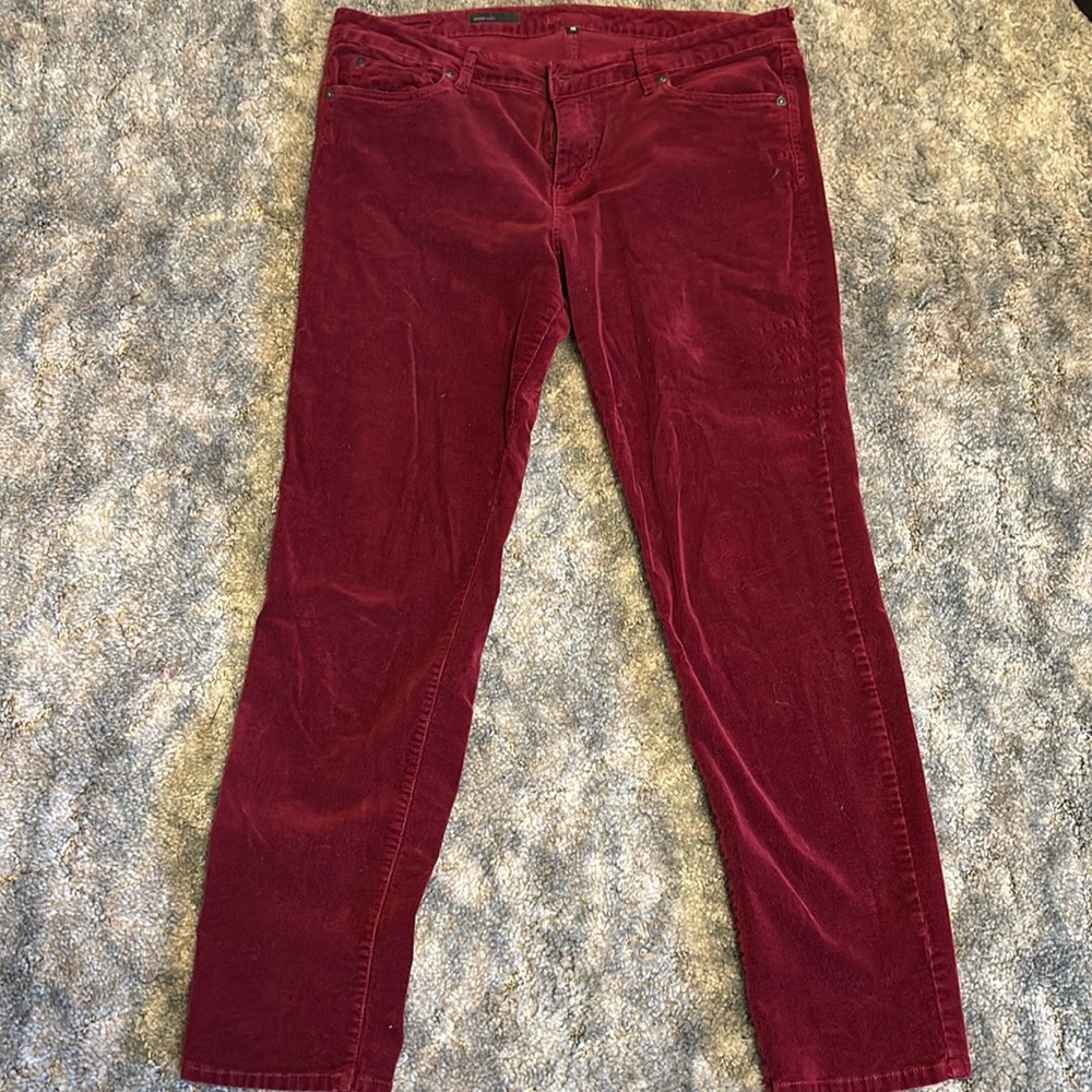 Kut from the Kloth Diana skinny size 16 corduroy Red